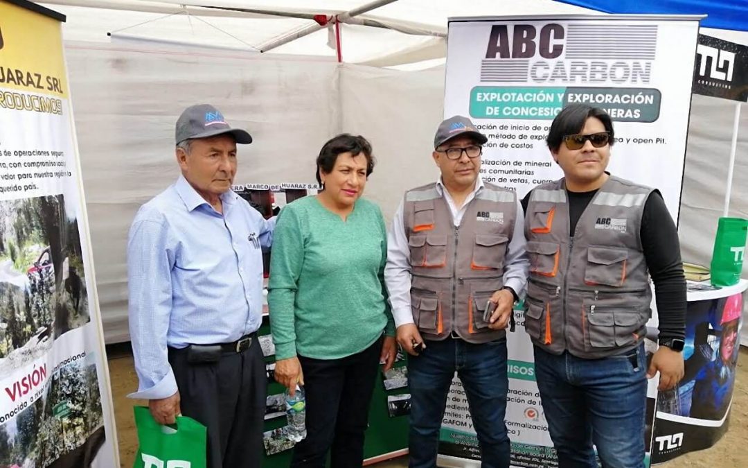 Participación en la primera feria minera, organizada por la Dirección Regional de Huaraz – ANCASHMIN